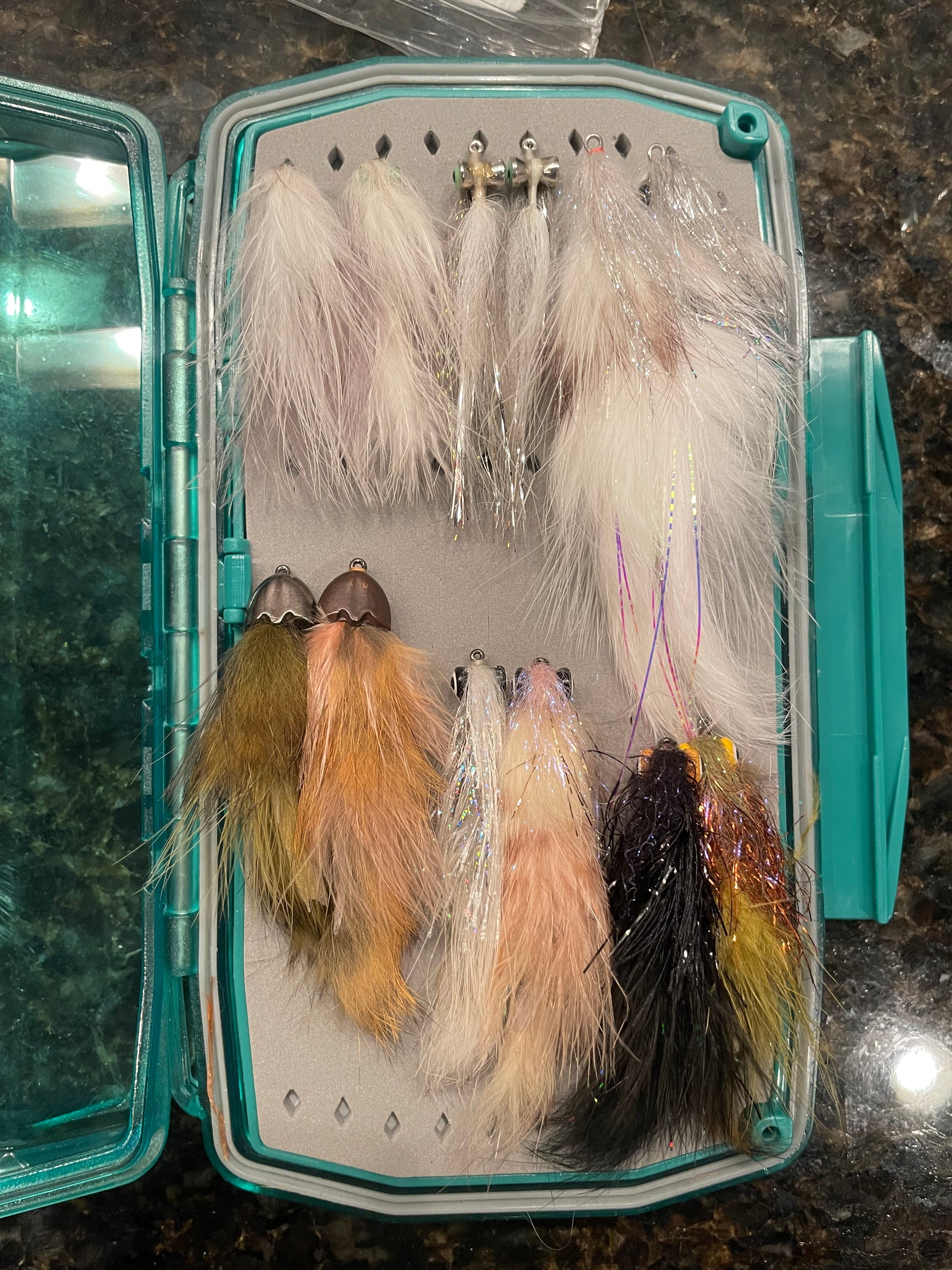 small trout streamer fly box