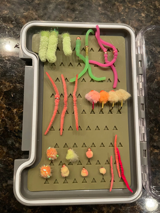 The Sin Bin - Medium Trout Nymph Fly Box [Fly Box Included]