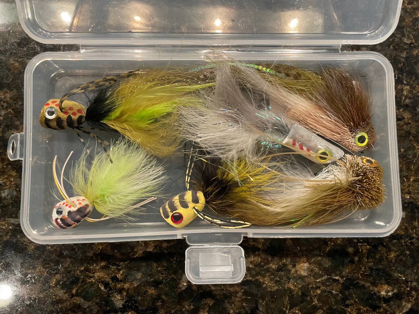 topwater bass streamer fly box